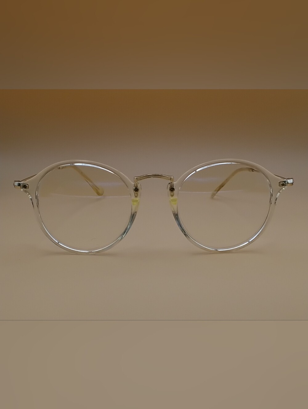 Anti-Blue Light Glasses - Gold & Transparent - New